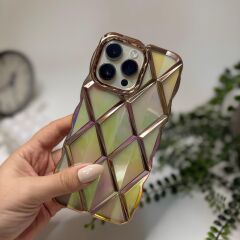 EpaLux Hologram Prizma Iphone 15 Pro Max Kılıf