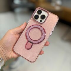 Epaglitz Standlı Yüzük Iphone Kılıf Pembe