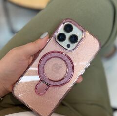 Epaglitz Standlı Yüzük Iphone Kılıf Pembe